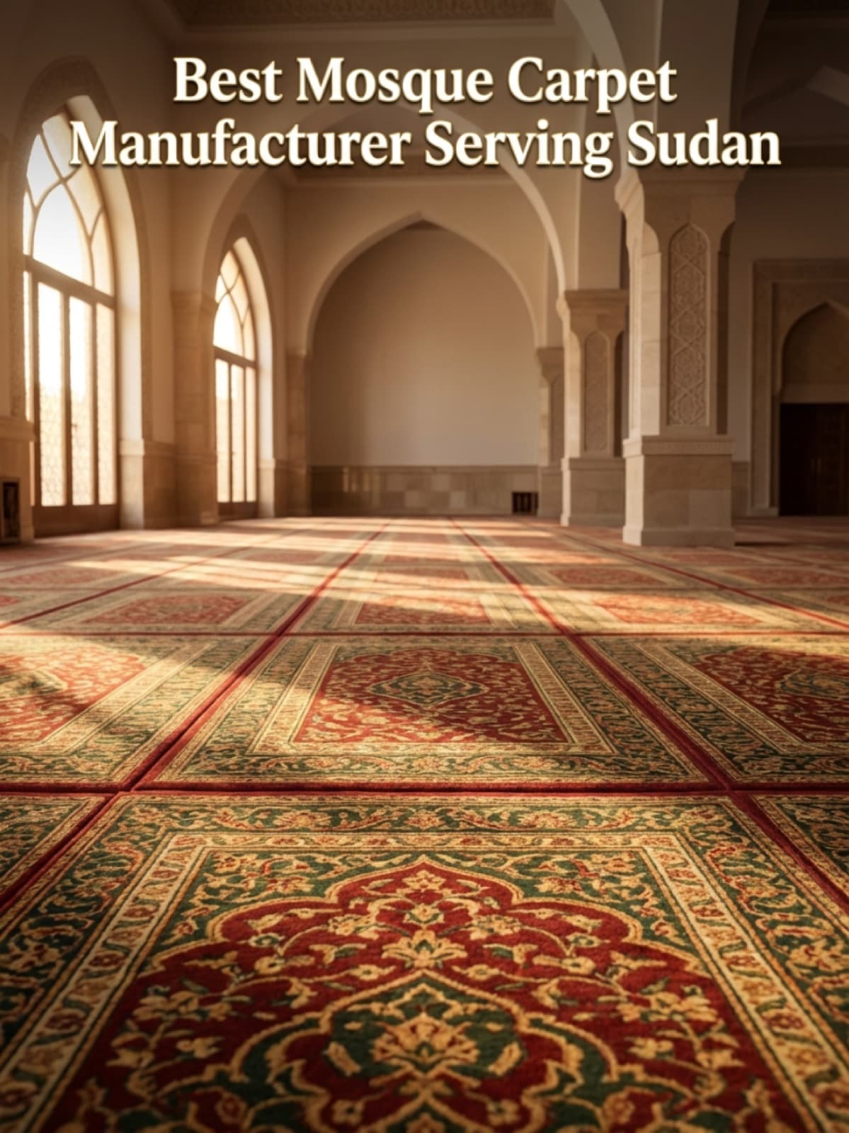 Sudan'da Cami Halısı Üreticisi