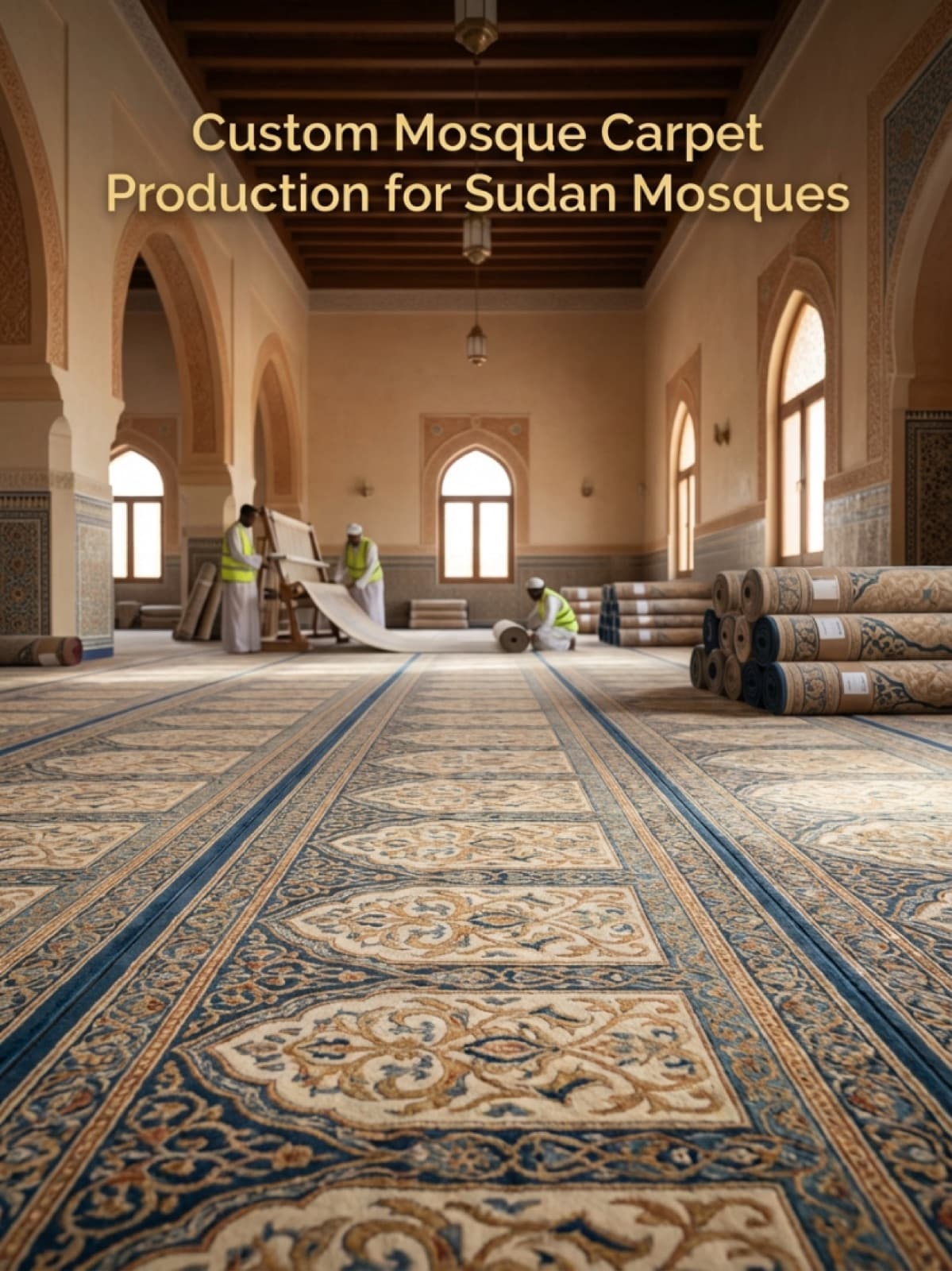 Sudan Camileri için Özel Cami Halısı Üretimi