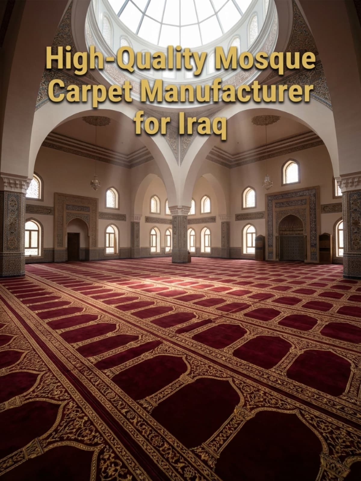 Irak'ta Cami Halısı Üreticisi