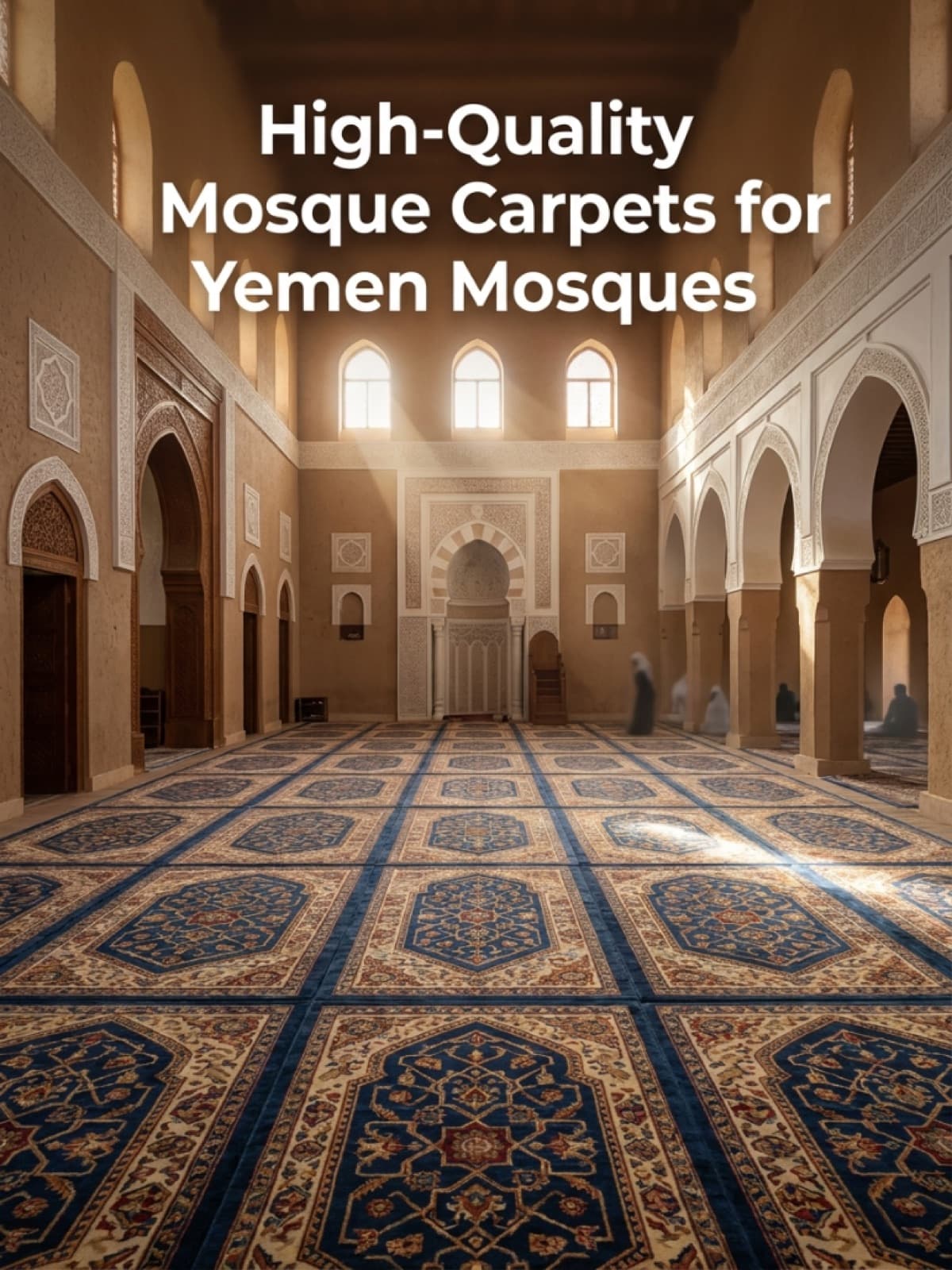 Yemen Camileri için Yüksek Kaliteli Cami Halıları