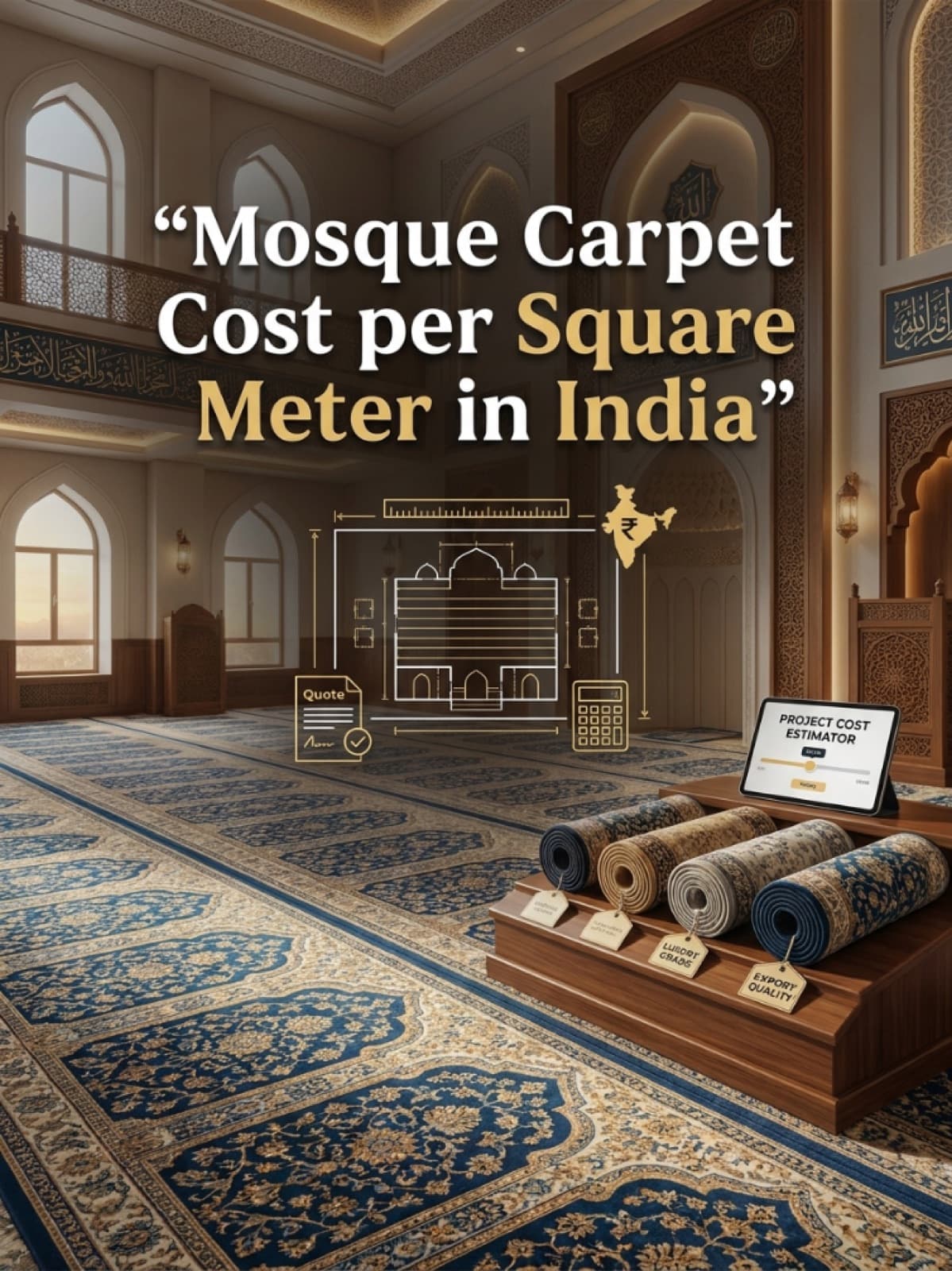 Hindistan'da Cami Halısı Metrekare Maliyeti