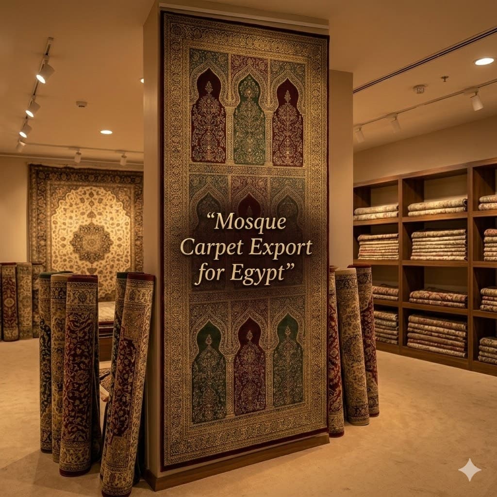 Mısır için Cami Halısı İhracatı