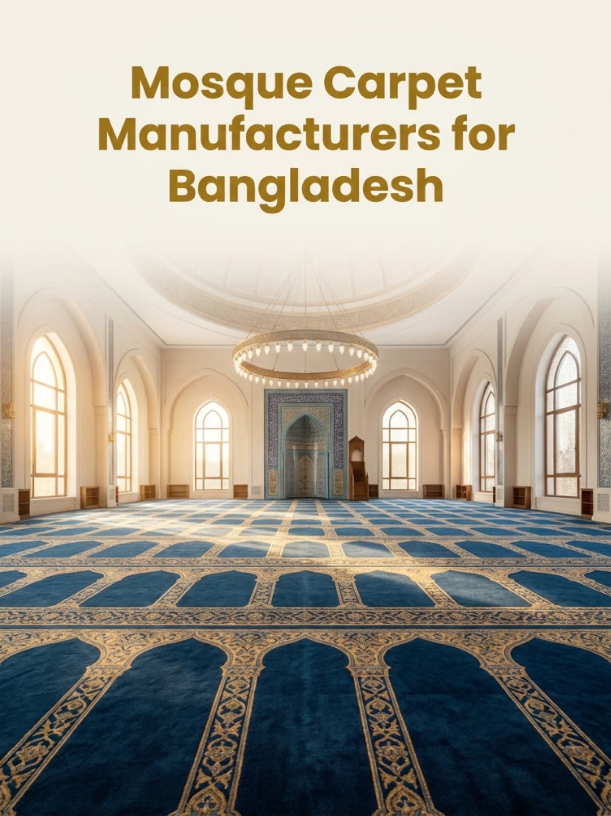 Bangladeş için Cami Halısı Üreticileri