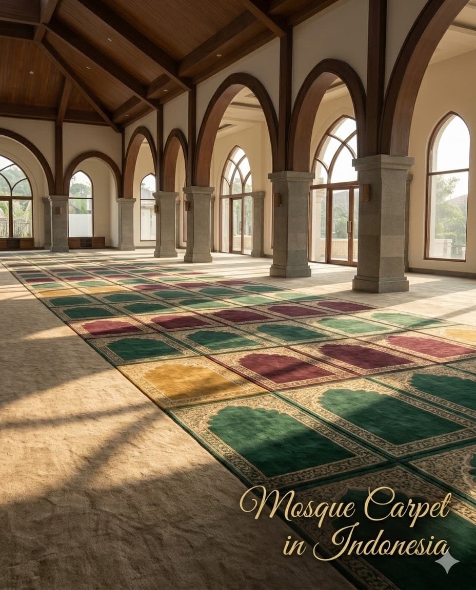 Endonezya için Cami Halısı Çözümleri