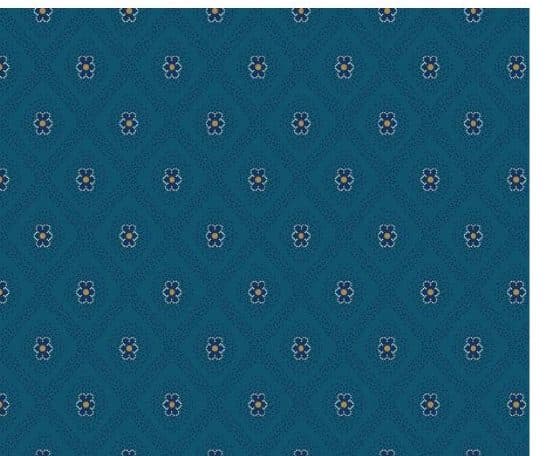 D102 Wall-to-Wall Mosque Carpet — Navy Blue