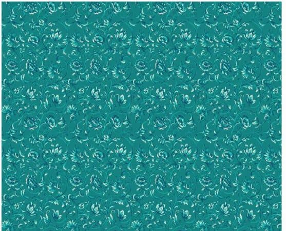 D109 Wall-to-Wall Mosque Carpet — Deep Turquoise