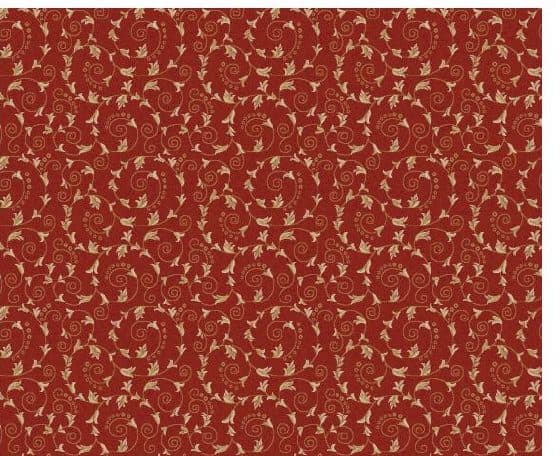 D111 Wall-to-Wall Mosque Carpet — Brick Red