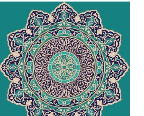 G101 Medallion Mosque Carpet — Turquoise