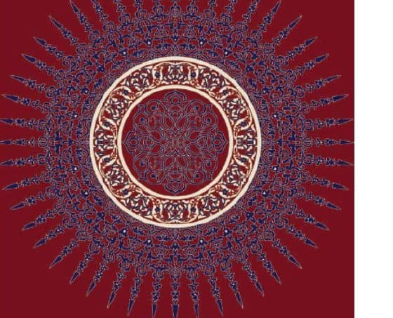 G113 Medallion Mosque Carpet