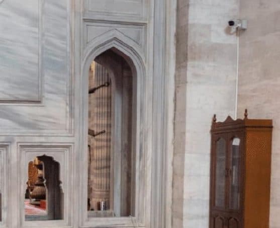 G121 Göbekli Cami Halısı — Koyu Mavi