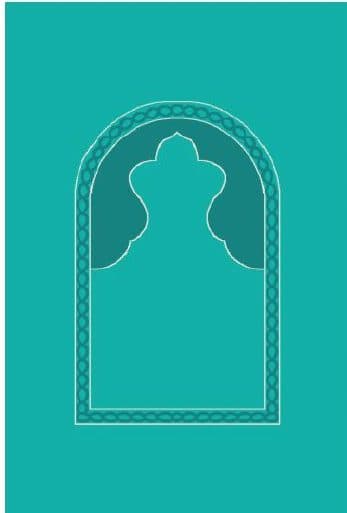 M101 Mihrab Mosque Carpet — Light Turquoise