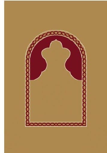 M101 Mihrab Mosque Carpet — Mustard