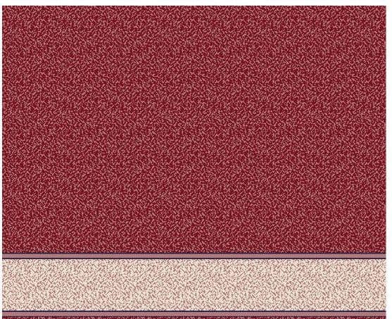 S108 Prayer Line Mosque Carpet — Burgundy
