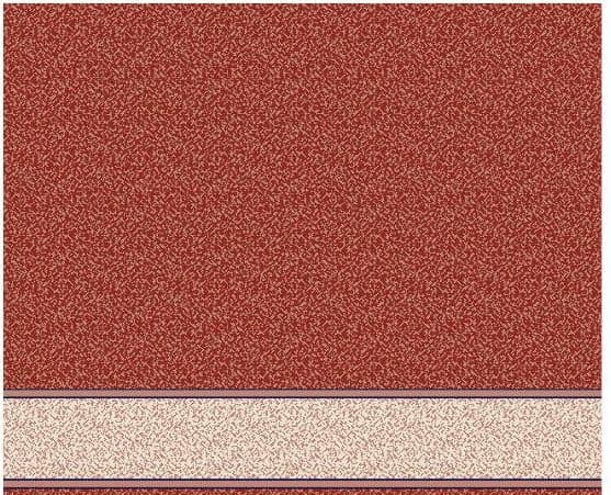 S108 Prayer Line Mosque Carpet — Brick Red