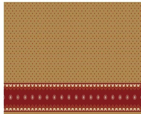S110 Prayer Line Mosque Carpet — Mustard