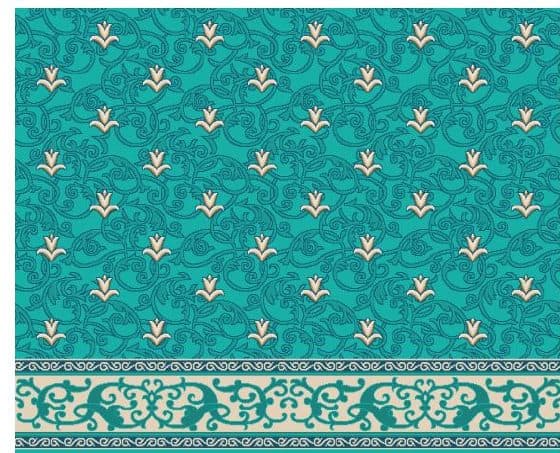 S112 Prayer Line Mosque Carpet