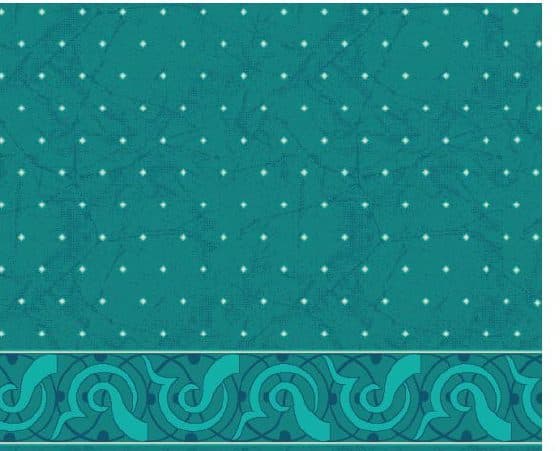 S115 Prayer Line Mosque Carpet — Deep Turquoise