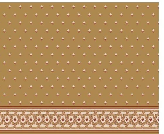 S117 Prayer Line Mosque Carpet — Mustard