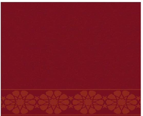 S122 Prayer Line Mosque Carpet — Burgundy