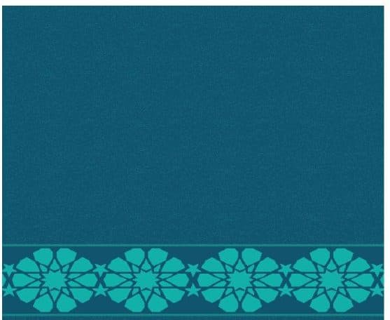S122 Prayer Line Mosque Carpet — Navy Blue