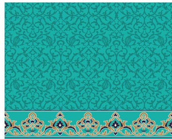 S126 Prayer Line Mosque Carpet