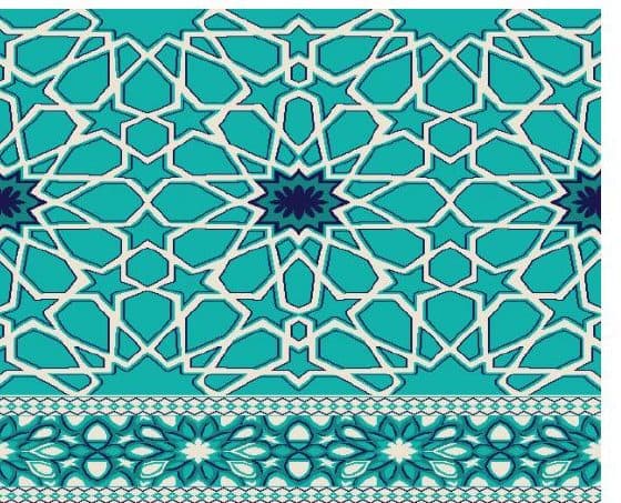 S131 Prayer Line Mosque Carpet