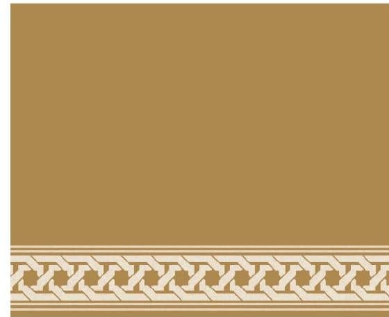 S132 Prayer Line Mosque Carpet — Mustard