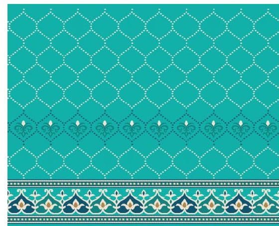 S134 Prayer Line Mosque Carpet