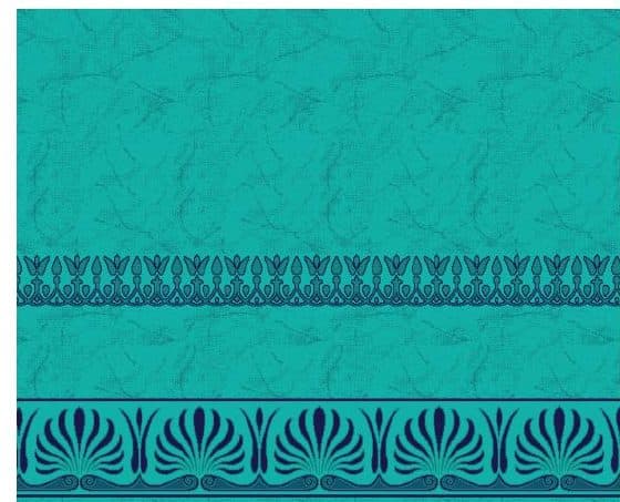 S136 Prayer Line Mosque Carpet — Light Turquoise