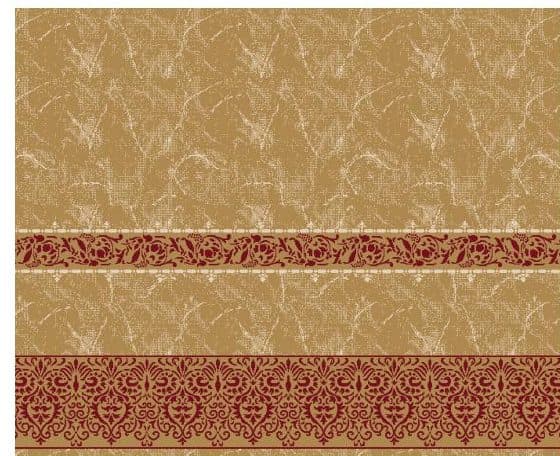 S138 Prayer Line Mosque Carpet — Mustard