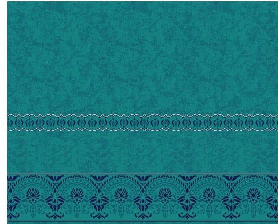 S140 Prayer Line Mosque Carpet — Deep Turquoise