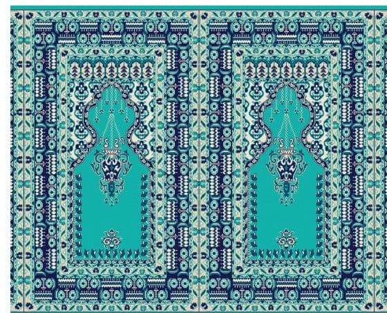 S144 Prayer Line Mosque Carpet