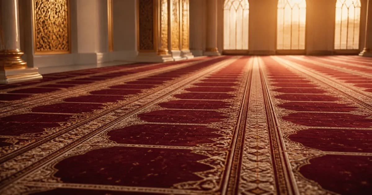 Wholesale mosque carpet manufacturer in Turkey — models and prices