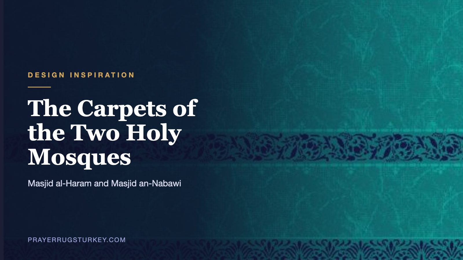 Green carpets inspired by the Two Holy Mosques